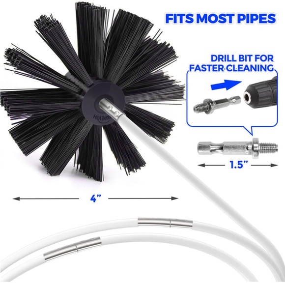 30 ft Dryer Vent Cleaner Kit - Picture 4 of 7